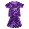 Paris Saint-Germain Purple Version Maalivahti Lasten 2024-25 Lyhythihainen (+ shortsit)